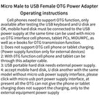 90 Degree Micro USB OTG Adapter Powered USB A Female for Fire TV Stick 4K Max Lite Chromecast Android Phone Tablet Left Right Angle