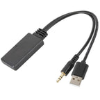 Bluetooth 5.0 Audio Receiver Adapter for BMW Mini Cooper Wireless Music Streaming Cable USB 3.5mm AUX for 1 3 5 6 7 Series X1 X3 X5 X6 R55 R56 R57