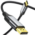 6FT USB C to DisplayPort Cable 4K 60Hz Type C to DP Monitor Cord Thunderbolt 3 4 for MacBook Pro Air iPad Pro iMac Dell XPS Surface Book Galaxy S23