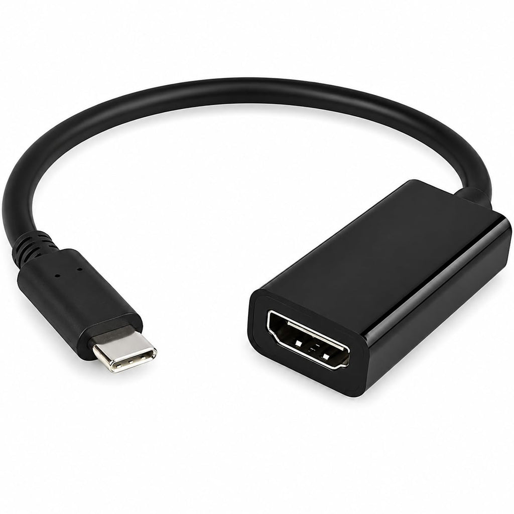 USB C to HDMI Adapter 4K 30Hz Type C to HDMI Cable Converter Thunderbolt 3 Compatible for MacBook Pro Air Dell XPS Chromebook Samsung Galaxy TV Monitor