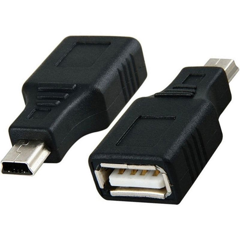 USB 2.0 Type A Female to Mini USB 5 Pin Male Adapter Converter Data Sync Connector