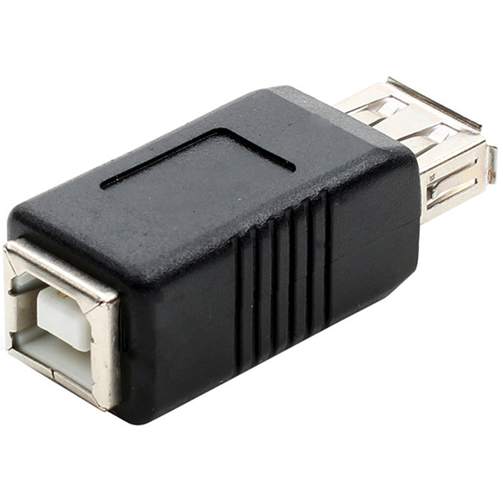 USB 2.0 Type A Female to Type B Female Adapter 480Mbps 2A Data Charging Coupler for Printer Scanner Fax Computer Laptop Hard Drive Camera