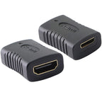 Mini HDMI Type C Female to HDMI Compatible Type A Female Adapter Coupler 4K 60Hz 3D Extender for Camera Camcorder Laptop TV Monitor Projector