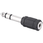 6.35mm to 3.5mm Audio Adapter 1/4 Male to 1/8 Female Stereo Headphone Jack Plug Converter TRS for Guitar Amp Digital Piano Mixer Amplifier AV Receiver