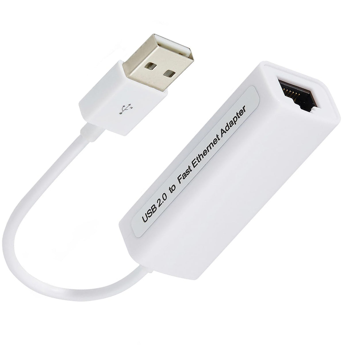 USB to Ethernet Adapter 100Mbps USB A to RJ45 Fast Ethernet LAN Network Converter Cable for PC Laptop Desktop TV Box Windows 11 10 8 7 macOS Linux