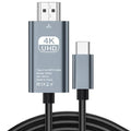 USB C to HDMI Cable 6.6ft 2M 4K 60Hz Type C to HDMI 2.0 Cord for MacBook Pro Air iPhone 17 16 15 iPad Galaxy S24 Dell XPS Surface Monitor TV Projector
