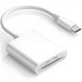 USB C to SD Card Reader Micro SD TF Dual Slot Memory Card Adapter Dongle for Camera Android Phone Tablet PC Laptop