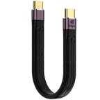 Short USB C to USB C Cable 13.8cm 40Gbps USB4 Thunderbolt 4 Compatible 100W PD Fast Charging 8K Video for SSD Dock MacBook Phone