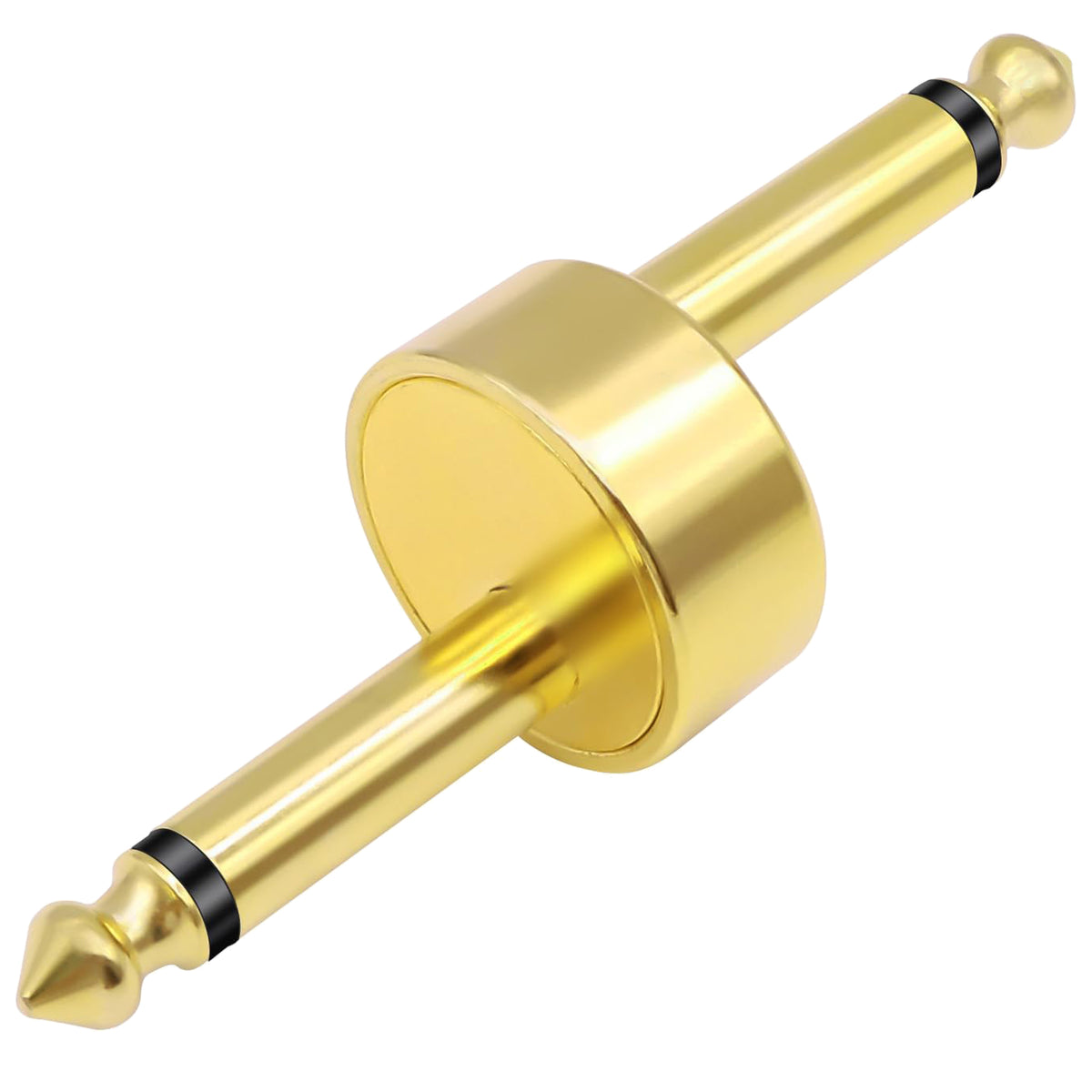 Z Type Guitar Pedal Connector 1 4 Inch 6.35mm TS Male to Male Audio Coupler Gold Plated Offset Patch Adapter for Effect Pedalboard Boss Fender Korg