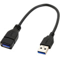 20cm USB 3.0 Type A Male to Female Extension Cable 5Gbps USB Extender for Laptop Keyboard Mouse Printer Flash Drive