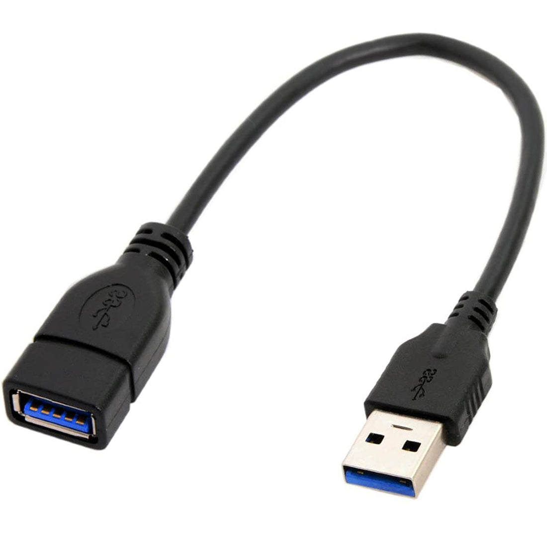 20cm USB 3.0 Type A Male to Female Extension Cable 5Gbps USB Extender for Laptop Keyboard Mouse Printer Flash Drive