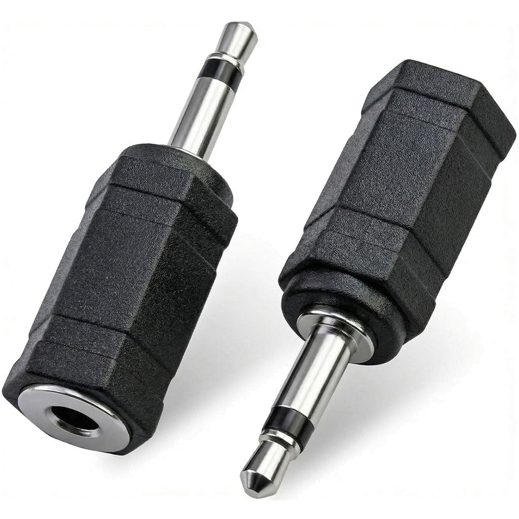 3.5mm Mono Male to Stereo Female Adapter 2 Pole TS to 3 Pole TRS 1 8 Inch Audio Converter for Headphones Scanner Ham Radio Radio Speaker