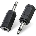 3.5mm Mono Male to Stereo Female Adapter 2 Pole TS to 3 Pole TRS 1 8 Inch Audio Converter for Headphones Scanner Ham Radio Radio Speaker