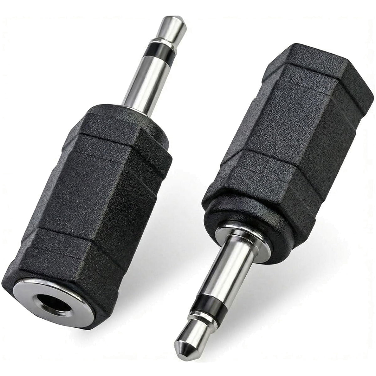 3.5mm Mono Male to Stereo Female Adapter 2 Pole TS to 3 Pole TRS 1 8 Inch Audio Converter for Headphones Scanner Ham Radio Radio Speaker