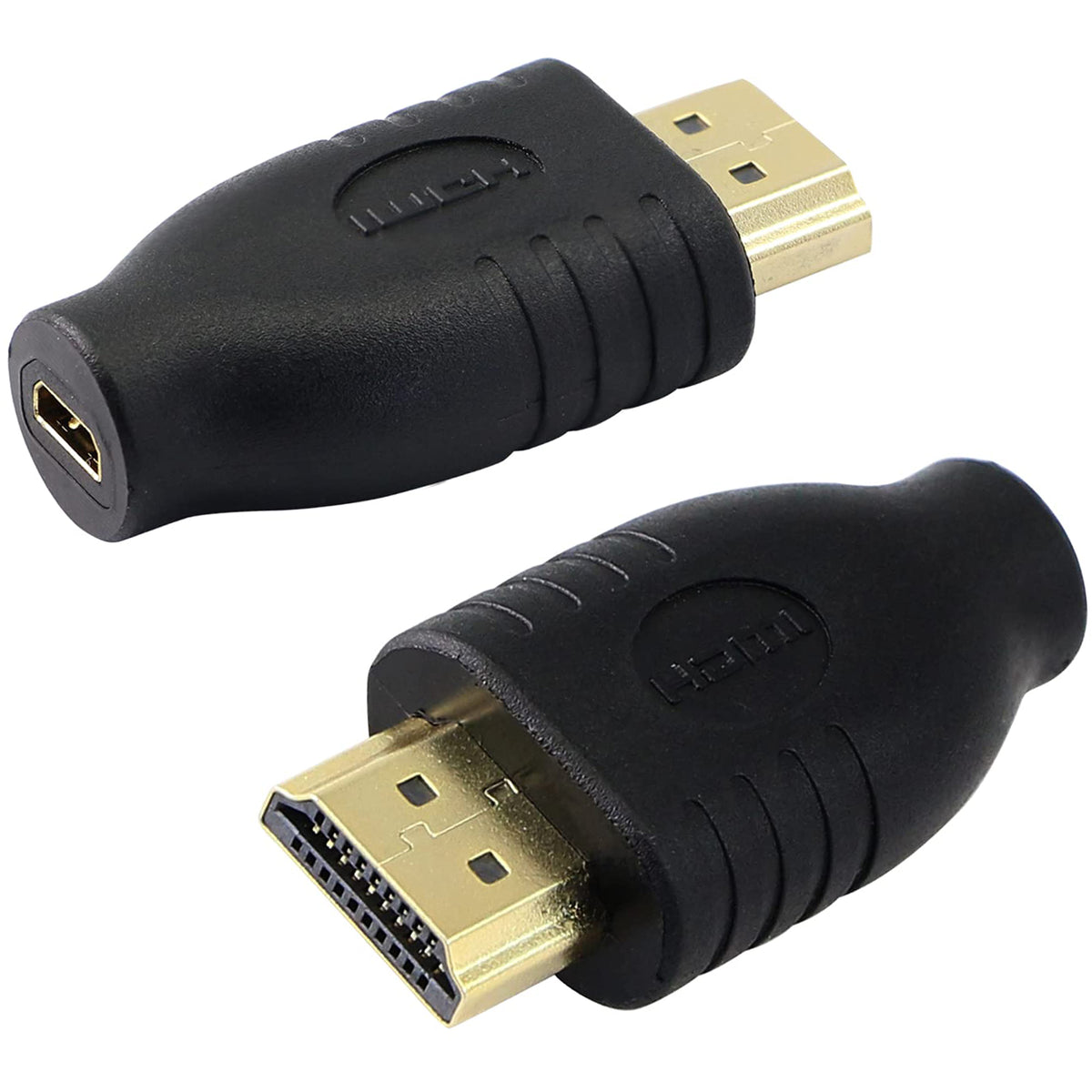 HDMI Compatible Male to Micro HDMI Female Adapter 1080P 3D ARC Ethernet Gold Plated for Camera Camcorder Tablet HDTV Monitor Projector
