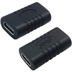 USB C Female to Female Adapter 10Gbps USB 3.1 Gen 2 Type C Coupler Extender 4K Video 60W Fast Charging for MacBook iPad Laptop Phone Monitor Dock