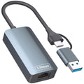 2.5Gbps USB C and USB A to Ethernet Adapter 2.5G RJ45 LAN Network Converter RTL8156BG for MacBook Pro Air Dell XPS Surface iPhone 15 16 iPad Pro PC