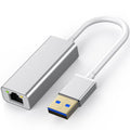 USB to Ethernet Adapter USB 3.0 to RJ45 Gigabit LAN Network Converter 1000Mbps Wired Internet for Nintendo Switch OLED MacBook PC Laptop Surface XPS