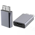 USB C to Micro B Adapter 5Gbps Type C to Micro USB 3.0 Adapter for External Portable Hard Drive SSD HDD Data Transfer and Charging