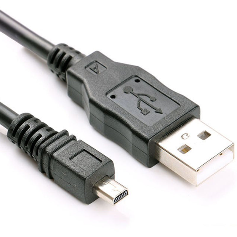 UC E6 8 Pin Mini USB Camera Cable for Nikon Coolpix DSLR D3300 D3200 D5300 D7100 S3300 and Sony Cyber Shot DSC W830 W800 Photo Transfer Data Sync Cord for PC Mac