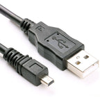 UC E6 8 Pin Mini USB Camera Cable for Nikon Coolpix DSLR D3300 D3200 D5300 D7100 S3300 and Sony Cyber Shot DSC W830 W800 Photo Transfer Data Sync Cord for PC Mac