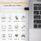 USB C to USB 3.0 Adapter Type C Male to USB A Female OTG Converter 5Gbps for MacBook Pro Air iPad Pro Samsung Galaxy Google Pixel Flash Drive Mouse