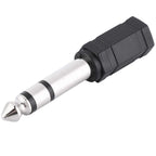 6.35mm to 3.5mm Audio Adapter 1/4 Male to 1/8 Female Stereo Headphone Jack Plug Converter TRS for Guitar Amp Digital Piano Mixer Amplifier AV Receiver