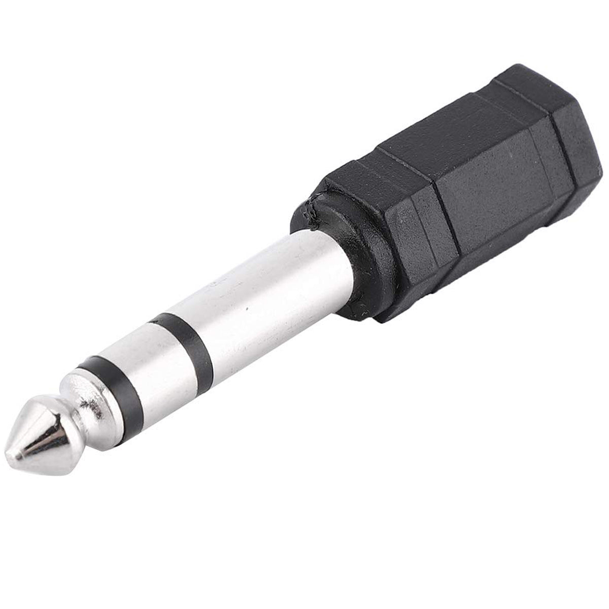 6.35mm to 3.5mm Audio Adapter 1/4 Male to 1/8 Female Stereo Headphone Jack Plug Converter TRS for Guitar Amp Digital Piano Mixer Amplifier AV Receiver