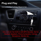 3.5mm Male AUX Audio Plug to USB 2.0 Female Adapter Cable 15cm for Car Radio Stereo with MP3 Decoding Function Play U Disk Flash Drive