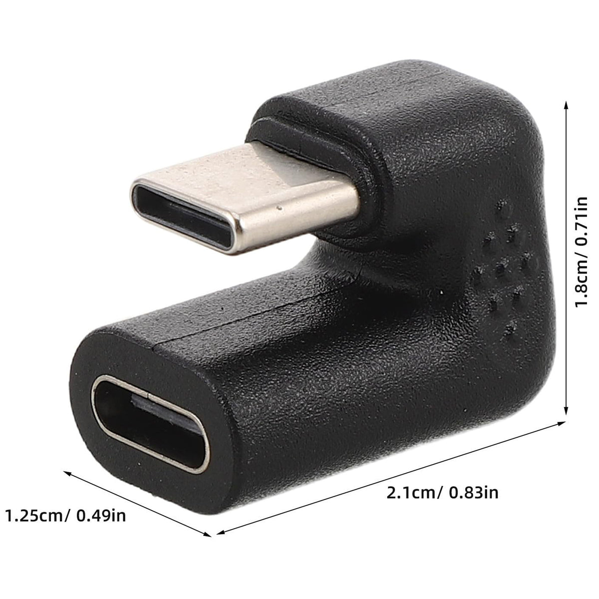 180 Degree USB C Male to Female Adapter U Shaped 180 Angle Type C Extender for Gaming Laptop Tablet Monitor Hub Workstation Fast Charging Data Video