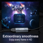 4K 30Hz HDMI to USB 3.0 Video Capture Card 1080P 60FPS Audio Cam Link Adapter Dongle for PS5 PS4 Switch Xbox DSLR Camera OBS Live Streaming Gaming PC