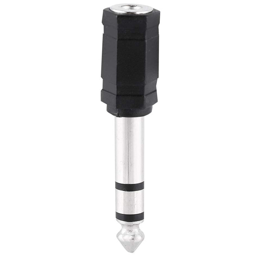 6.35mm to 3.5mm Audio Adapter 1/4 Male to 1/8 Female Stereo Headphone Jack Plug Converter TRS for Guitar Amp Digital Piano Mixer Amplifier AV Receiver