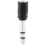 6.35mm to 3.5mm Audio Adapter 1/4 Male to 1/8 Female Stereo Headphone Jack Plug Converter TRS for Guitar Amp Digital Piano Mixer Amplifier AV Receiver