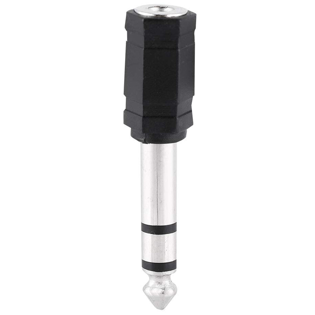 6.35mm to 3.5mm Audio Adapter 1/4 Male to 1/8 Female Stereo Headphone Jack Plug Converter TRS for Guitar Amp Digital Piano Mixer Amplifier AV Receiver