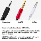 6.35mm to 3.5mm Audio Adapter 1/4 Male to 1/8 Female Stereo Headphone Jack Plug Converter TRS for Guitar Amp Digital Piano Mixer Amplifier AV Receiver