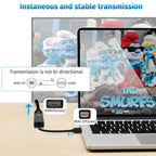 Mini DisplayPort to HDMI Adapter 6 Inch Mini DP Male to HDMI Female 4K 30Hz for MacBook Pro Air iMac Surface Pro