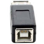 USB 2.0 Type A Female to Type B Female Adapter 480Mbps 2A Data Charging Coupler for Printer Scanner Fax Computer Laptop Hard Drive Camera