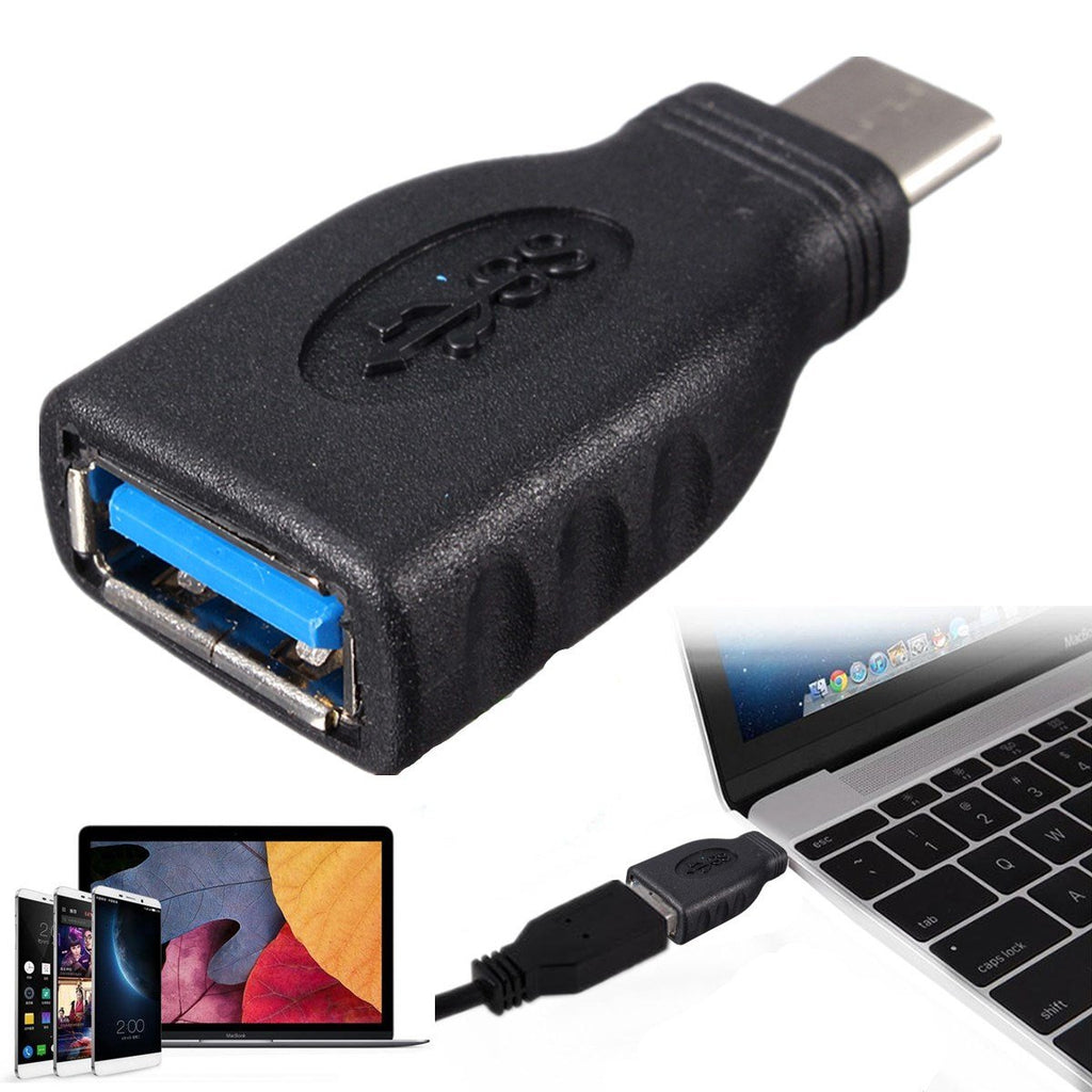 USB C to USB 3.0 Adapter Type C Male to USB A Female OTG Converter 5Gbps SuperSpeed Data Transfer for MacBook Pro iPad Pro Dell XPS Samsung Galaxy Phone