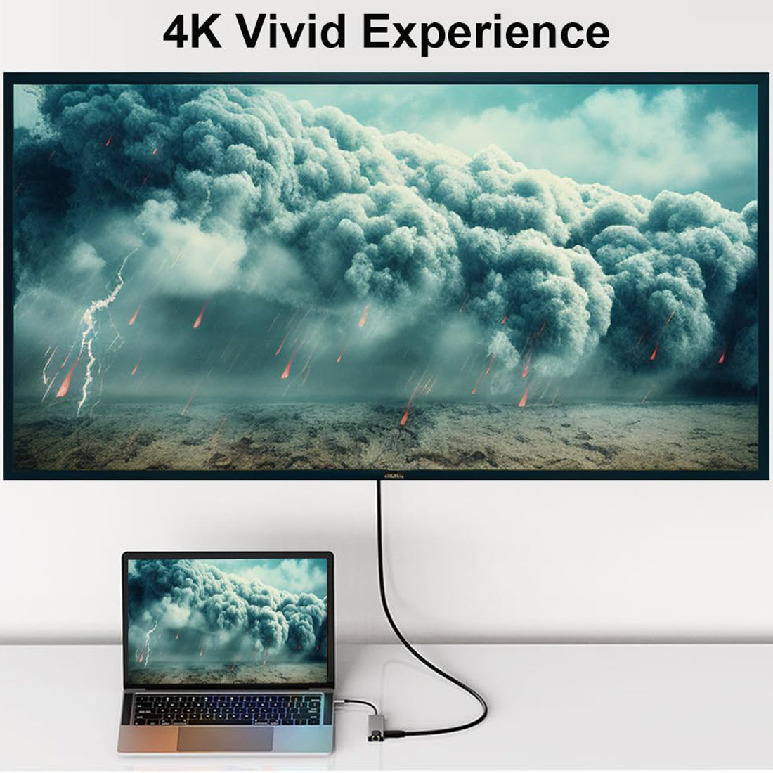 5 in 1 USB C Hub 4K HDMI 100Mbps Ethernet 100W PD USB 3.0 USB 2.0 Multiport Adapter for MacBook Pro Air iPad Pro iPhone 16 15 Dell XPS