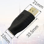 HDMI Compatible Male to Micro HDMI Female Adapter 1080P 3D ARC Ethernet Gold Plated for Camera Camcorder Tablet HDTV Monitor Projector