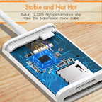 USB C to SD Card Reader Micro SD TF Dual Slot Memory Card Adapter Dongle for Camera Android Phone Tablet PC Laptop