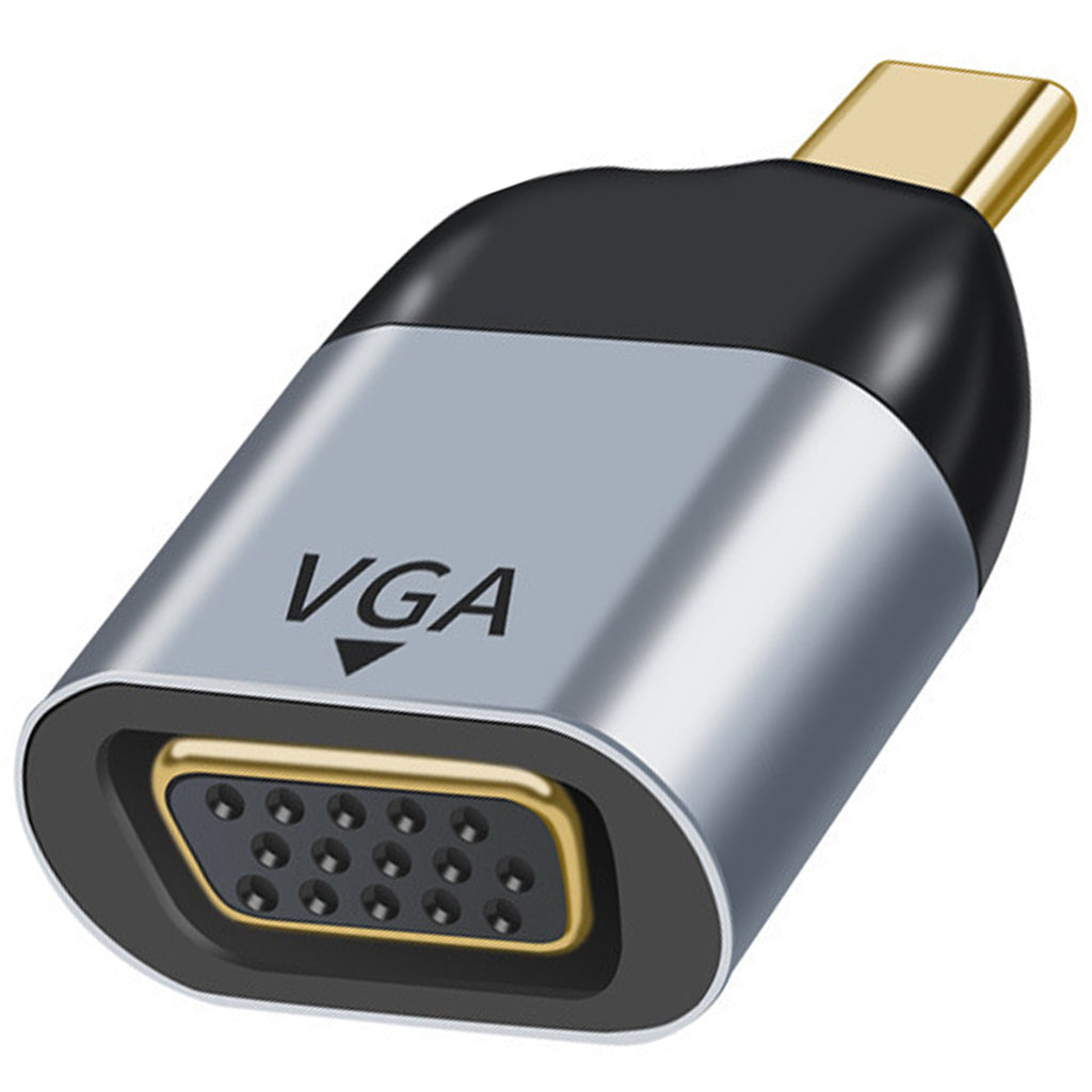 USB C to VGA Adapter 1080P 60Hz Type C to VGA Female Converter Cable Free for MacBook Pro Surface Pro Dell XPS Chromebook Pixel Samsung Galaxy Laptop PC