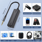 Ground Loop Noise Isolator 3.5mm AUX Audio Filter Buzz Hum Eliminator with 3.5mm Cable for Car Audio System Home Stereo Bluetooth Receiver Speaker PC