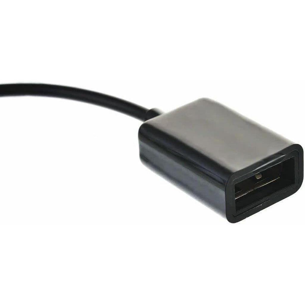 3.5mm Male AUX Audio Plug to USB 2.0 Female Adapter Cable 15cm for Car Radio Stereo with MP3 Decoding Function Play U Disk Flash Drive