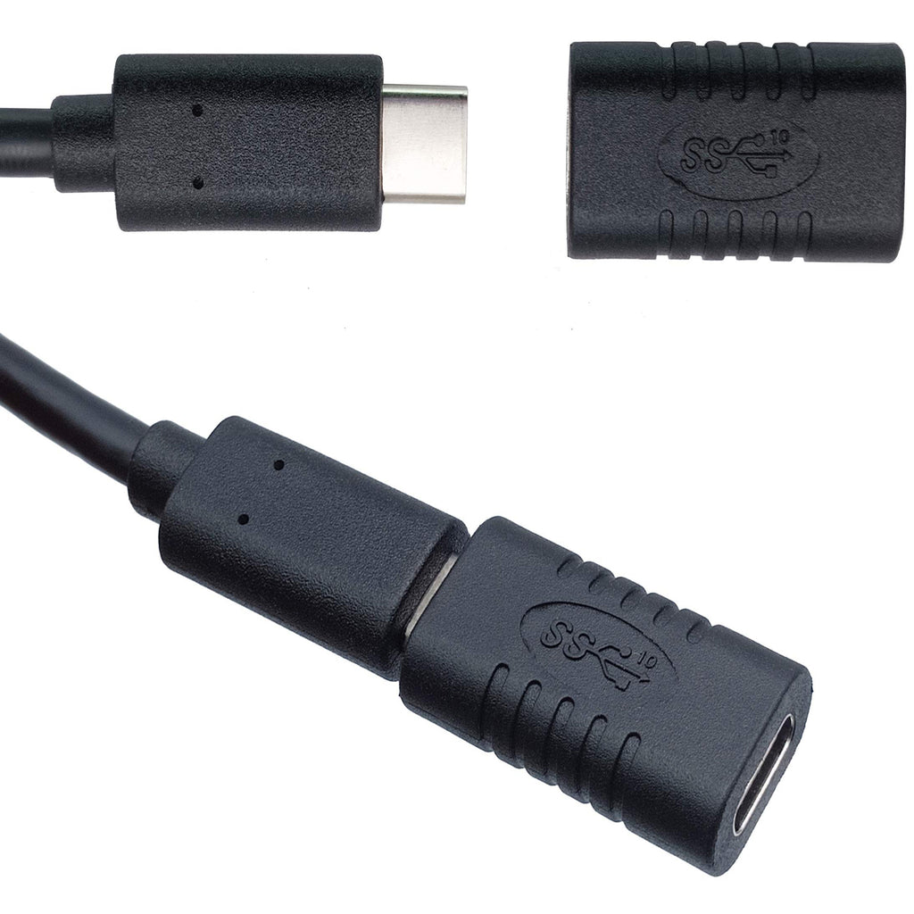 USB C Female to Female Adapter 10Gbps USB 3.1 Gen 2 Type C Coupler Extender 4K Video 60W Fast Charging for MacBook iPad Laptop Phone Monitor Dock