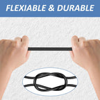 6.35mm 1/4 Inch TRS Stereo Y Splitter Cable 30cm 1/4 Male to Dual Female Audio Jack Adapter Cord for Studio Headphones Amplifier Speaker Keyboard