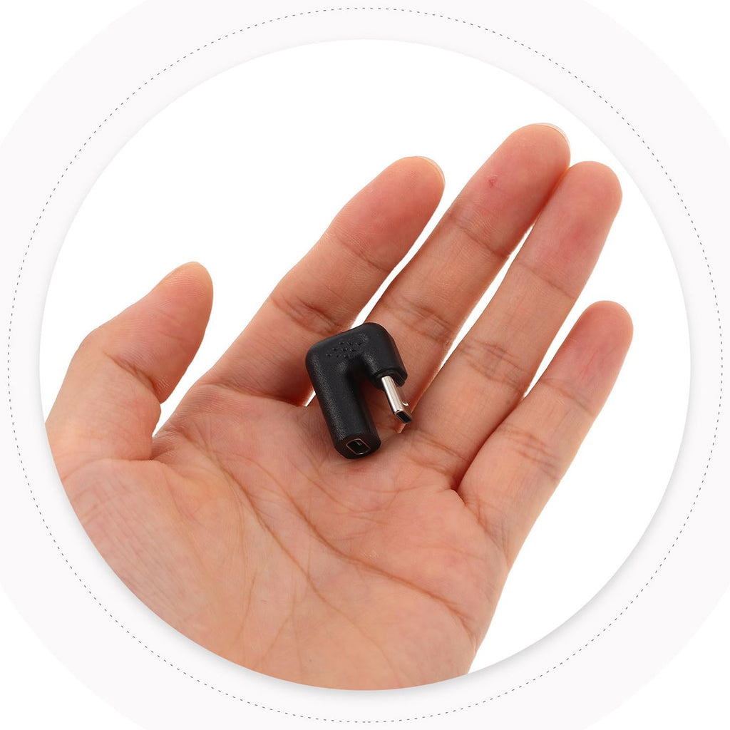 180 Degree USB C Male to Female Adapter U Shaped 180 Angle Type C Extender for Gaming Laptop Tablet Monitor Hub Workstation Fast Charging Data Video
