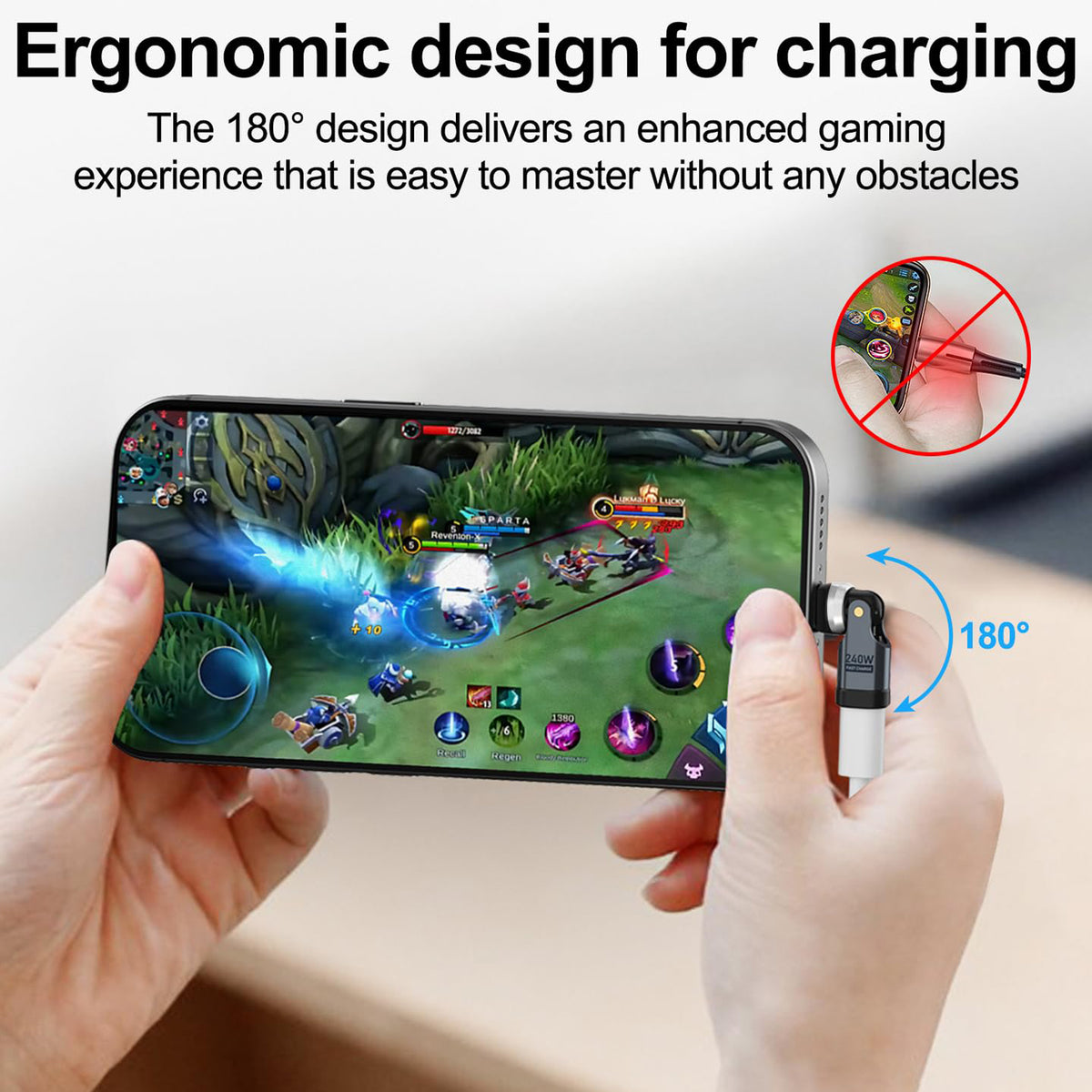 USB C Right Angle Adapter 240W PD Fast Charging 360 Degree Rotating 90 Degree for MacBook iPad iPhone 17 16 15 Samsung Galaxy Steam Deck Laptop