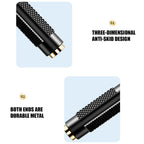 3.5mm Female to Female Audio Adapter 1/8 Inch TRS Stereo AUX Coupler Gold Plated Headphone Cable Extender Joiner for Car Speaker PC Laptop Headset