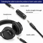 3.5mm Female to Female Audio Adapter 1/8 Inch TRS Stereo Coupler AUX Cable Extender Joiner Connector for Headphone Speaker PC Car Stereo